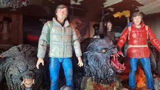 NECA: JACK GOODMAN & DAVID KESSLER - AN AMERICAN WEREWOLF IN LONDON ACTION FIGURES. LOBISOMEM