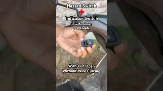 Hazard Switch Instal Burgman #shorts