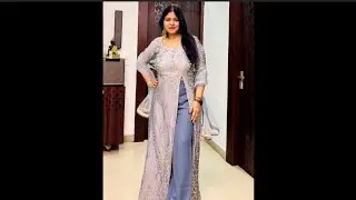 Designer Side Slit Kurti for festive wear | Side Slit kurti style #stylishkurti #sideslitkurti 
