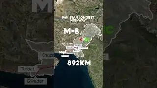 Pakistan&rsquo;s Longest Highway | M8 Balochistan #pakistan #cpec #shorts #facts