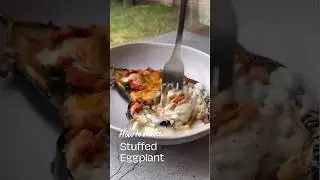 Stuffed eggplant #recipe #healthyrecipe #eggplantrecipe #dinnerrecipe  #veganrecipe