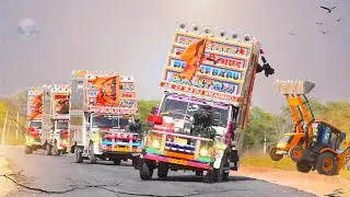 जेसीबी और डीजे का जलवा !! Patli Kamariya Mori Remix Song !! Jcb Tractor Vs Dj Stunt ! Dj Remix Song