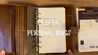 UNBOX OF THE FILOFAX MALDEN PERSONAL RINGS | OCHRE