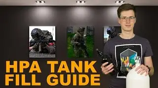 Как заправить баллон HPA для страйкбола/пейнтбола