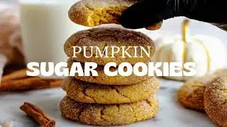 Melt in Your Mouth Pumpkin Sugar Cookies | Soft, Cozy & Easy
