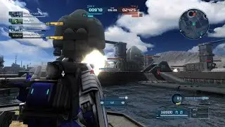 GBO2 Zaku Half Cannon MB Port Base Gameplay