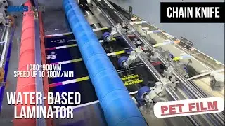 GMB|GL-1080+L|Water-based&Thermal Film Laminator+ Chain Knife
