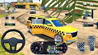 Cadillac Escalade Big SUV Taxi Drive In Miami City - Taxi Car Simulator : EVO - Android Gameplay