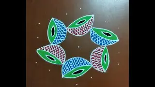 Easy Sankranthi muggulu👍Simple Bogi muggulu 7x4 Dots👍Bogi kolam👍Pongal kolam@suseerangoli5512