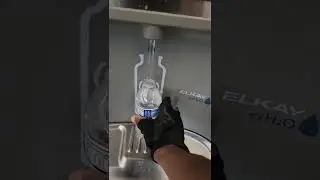 Refilling the Gym Water Bottle