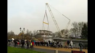 Pisz: Stary most kolejowy zdjęty
