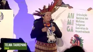 Participaci&oacute;n de  Telma Taurepang - COIAB | #COP26Glasgow