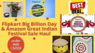 Flipkart Big Billion Day & Amazon Great India Festival Sale 2025 | Flipkart Sale Haul| Amazon Sale 