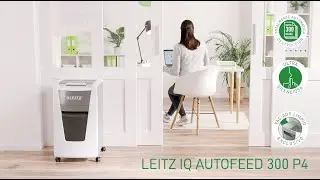 Destructora Leitz IQ Auto 300 P4  Oficina peque&ntilde;a 100  - v&iacute;deo producto (ES)