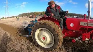 1964 McCormick IH B414 2.5 Litre 4-Cyl Diesel Tractor (43 HP) Ransomes Tern Valley Ploughing 2025