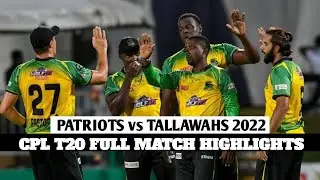 CPL 2022 Highlights | Jamaica Tallawahs vs St Kitts and Nevis Patriots | SKN vs JAM 2022