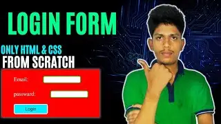 How To Create Login Form In HTML and CSS | in Hindi