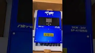 Inverex Nitrox 3KW Hybrid Solar Inverter #viral #trending #reels  #solarsystem  #solar #unboxing