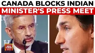 Canada Censors India's External Affairs Minister's Press Meeting | India Today