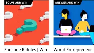 Amazon FunZone Riddles Quiz Answers Today | 19 Aug 2021