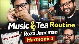 Vlog 30 | Writing Music Notation ✍️ | Self-made Tea Moment ☕ | Making Harmonica Paid Notation