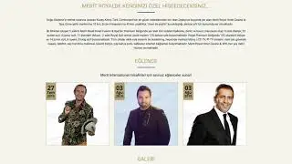 Merithotels.com Web Sitesi