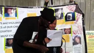 Uncle Bobby X Oscar Grant Daughter, Tatiana, reads a letter she wrote to her Daddy