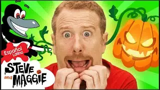 Historia del Paseo de Monstruos de Halloween +  M&Aacute;S para ni&ntilde;os con Steve y Maggie 🎃 👻 Espa&ntilde;ol Latino