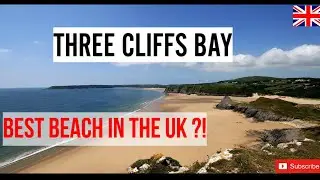 THREE CLIFFS BAY BEACH | THE GOWER | BEST BEACH IN THE UK ?! |