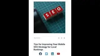 8 Tips for Improving Your Mobile SEO Strategy for Local Rankings