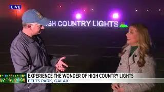 Experience the wonder of more than 20000 Christmas lights at Felts Park in Galax