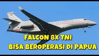 ALUTSISTA BARU TNI DATANG LAGI PESAWAT FALCON 8 X PRANCIS DI RESMIKAN KEMENHAN