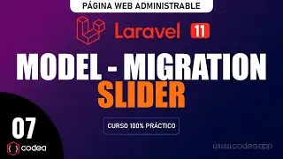Laravel 11 Implementar un carrusel Modelo - Migración