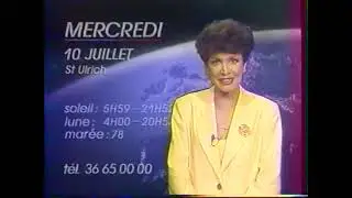 TF1 9 Juillet 1991 2 Coming Next, 4 Pubs (dont 1 Extrait), Tiercé, Météo, Tapis Vert, Ciné Mardi