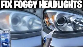 Quick DIY Headlight Restoration (in Under 5 Minutes) How to Clean Hazy Headlights to Look New Again