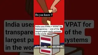 India&rsquo;s EVM + VVPAT: World&rsquo;s Largest Paper-Audit Election System! 🇮🇳🗳️