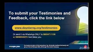 Daystar Christian Centre | Possibilities of Manifestation | Day 3, 5am Prayer Focus | 7th Jan. 2026
