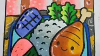 tutorial mewarnai makanan Bergizi