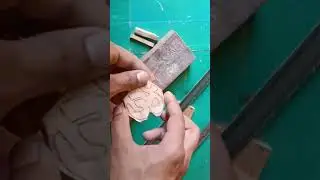 How To Make Om 🕉️ Shymbol||Wood Carving#shorts #short