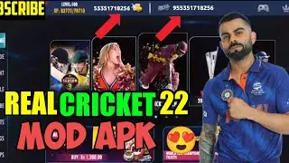 RCPL AUCTION UNLOCK 😱 | Real Cricket 22 MOD😍 | EVERYTHING UNLOCK IN REAL CRICKET 24 😍 |  #rc22