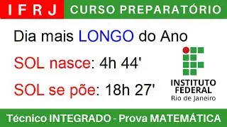 IFRJ 🔴 Curso Preparat&oacute;rio 2025/2026 de MATEM&Aacute;TICA #IFRJ T&eacute;cnico Integrado ao Ensino M&eacute;dio @BoraIF
