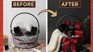 DIY Mini Gift Basket &hearts;️ Wedding Gift Hamper 🎀💗 Diy #Craft #makeafunwithcraft 