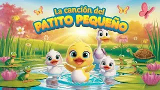 La Canci&oacute;n del Patito Peque&ntilde;o 🐥💧 | Canci&oacute;n dulce animada | Nada, juega y canta con amor