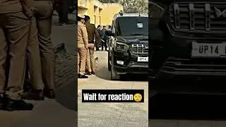 police reaction on z black scorpio!! #shorts