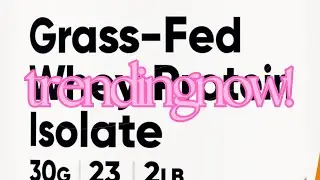 Pure & Delicious! Nutricost Grass-Fed Whey Protein Isolate &ndash; 2LBS of Chocolate Power 🍫