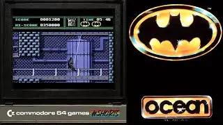 BATMAN THE MOVIE Commodore 64 Game #Shorts​​ (Mini Game Review/Preview)