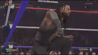 WWE 2K25 Roman regins vs seth rollins wwe championship