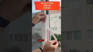 SIGILLA i tuoi vecchi INFISSI con un nastro PARASPIFFERI #faidate #dpmtapes #perte #manutenzione