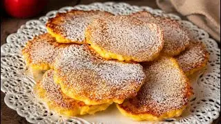 Если у вас 2 яблока и 1 яйцо, приготовьте этот вкусный рецепт за 5 минут! Никакой духовки!