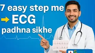 ECG Report Kaise Padhe 💓 ECG Kaise Samjhe | How to Read ECG Step by Step (In Hindi)